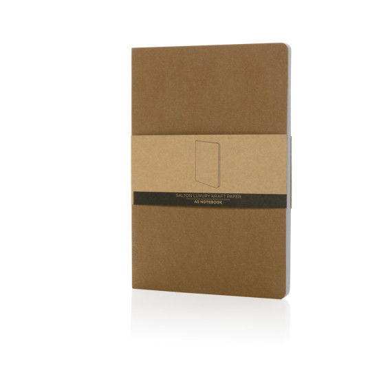 Cahier publicitaire A5 en papier kraft Salton