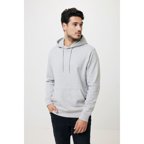 Sweat publicitaire à capuche en coton recyclé et non teinté Iqoniq Torres