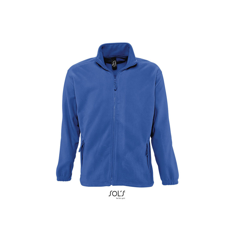 Veste personnalisable polaire Homme fermeture éclair SOL’S 300g/m²