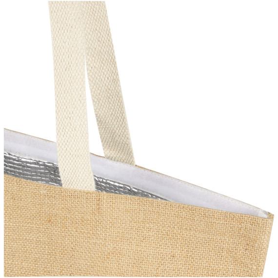 Sac publicitaire shopping isotherme Juta de 12 L en jute 300 g/m²