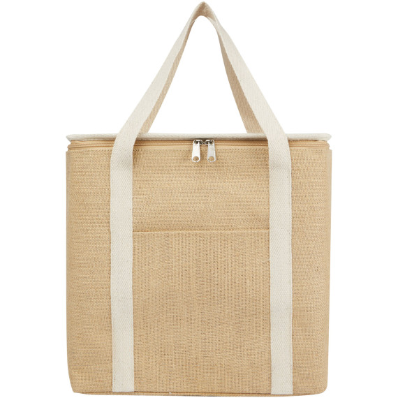 Sac publicitaire isotherme Juta de 19 L en jute 300 g/m²