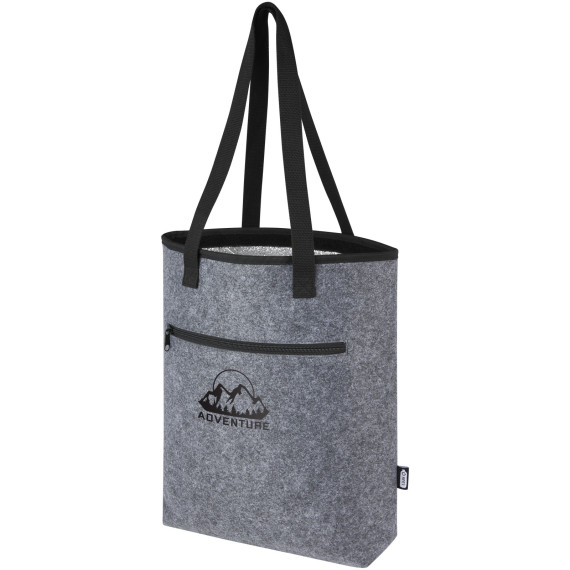 Sac shopping publicitaire isotherme Felta GRS en feutrine recyclée de 12 L