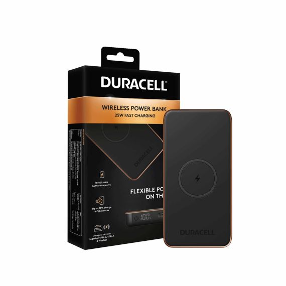 Powerbank Duracell® de qualité 10 000 mAh personnalisé Core 10