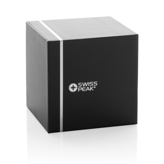 Enceinte publicitaire 3W aluminium recyclé RCS Swiss peak