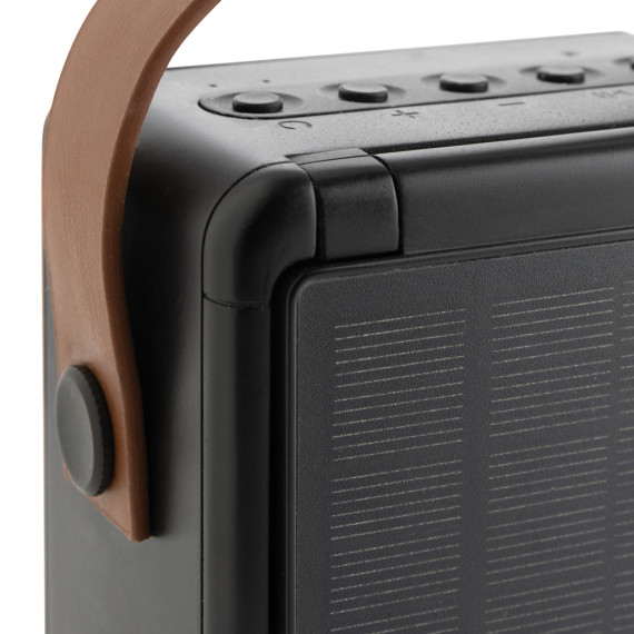 Enceinte publicitaire 12W solaire en plastique recyclé RCS Skywave