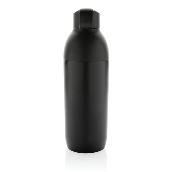 Bouteille publicitaire iso 540ml en acier inoxydable recyclé Flow RCS