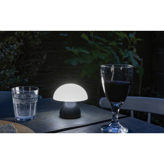 Lampe publicitaire de table rechargeable par USB en plastique RCS Luming