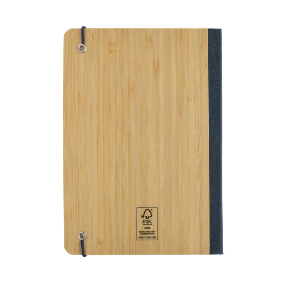 Carnet publicitaire de notes A5 en bambou Scribe