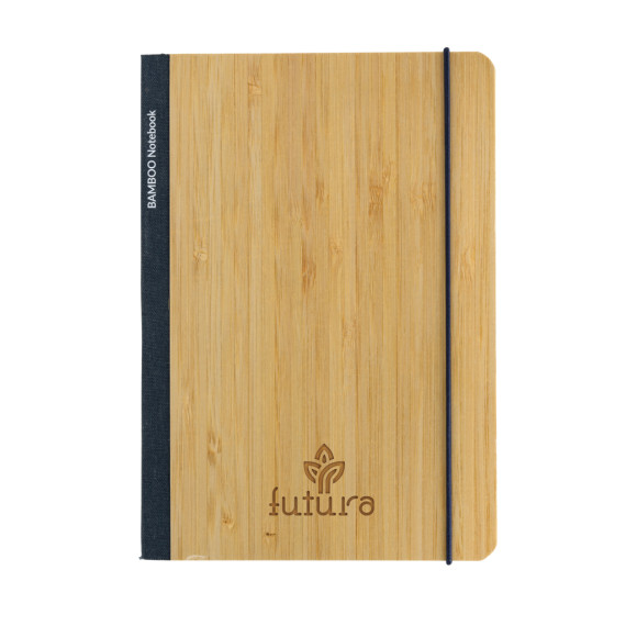 Carnet publicitaire de notes A5 en bambou Scribe