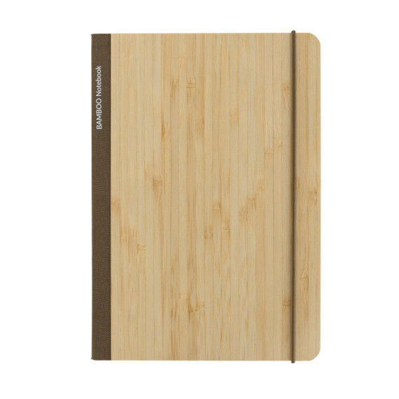 Carnet publicitaire de notes A5 en bambou Scribe