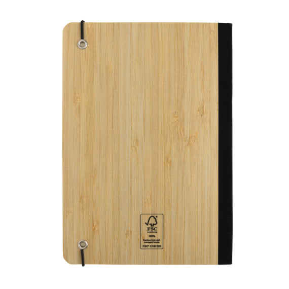 Carnet publicitaire de notes A5 en bambou Scribe