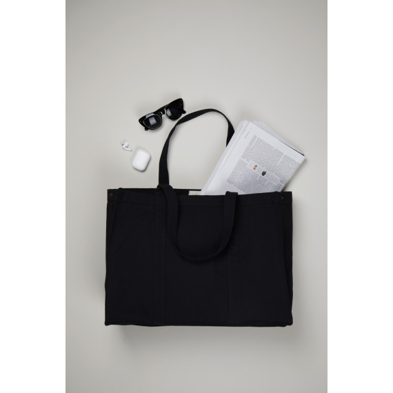 Grand tote bag publicitaire en toile recyclée AWARE™ Hilo VINGA