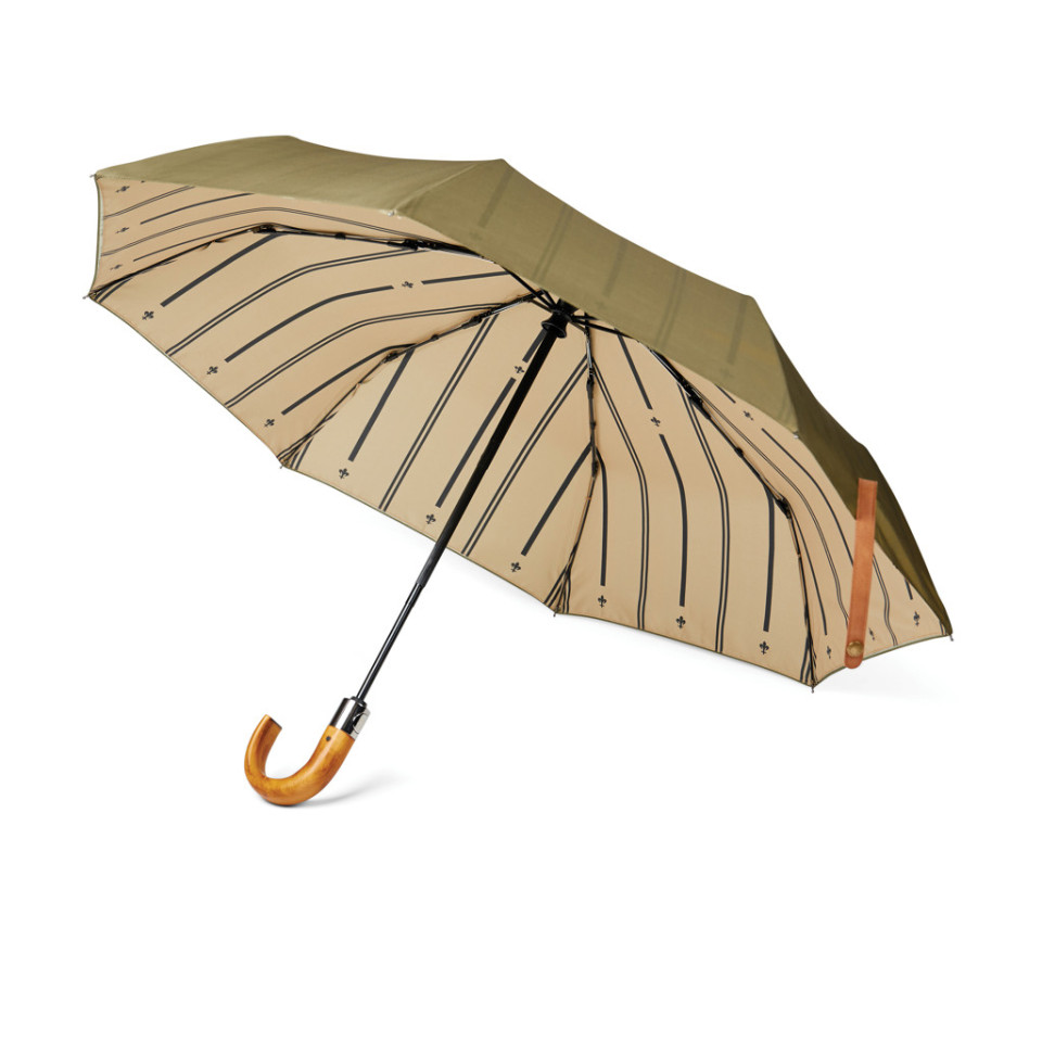 Parapluie publicitaire 21" automatique en rPET 190T AWARE™ VINGA