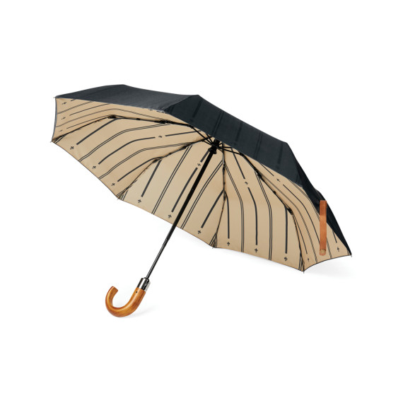 Parapluie publicitaire 21" automatique en rPET 190T AWARE™ VINGA