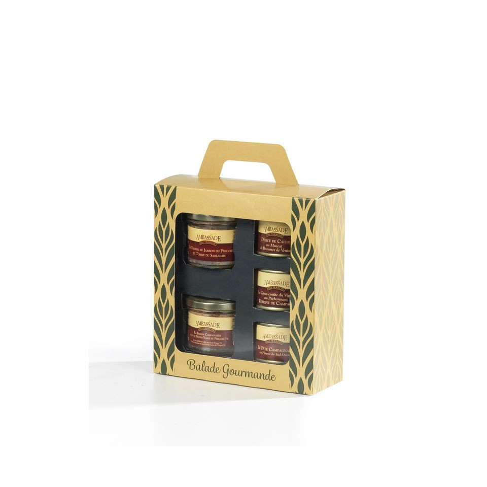 Cadeau Coffret Gourmand fabriqué en France Balade gourmande