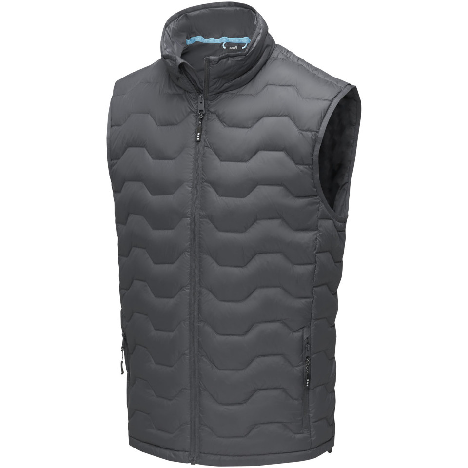 Bodywarmer publicitaire duvet isotherme Epidote recyclé certifié GRS pour homme