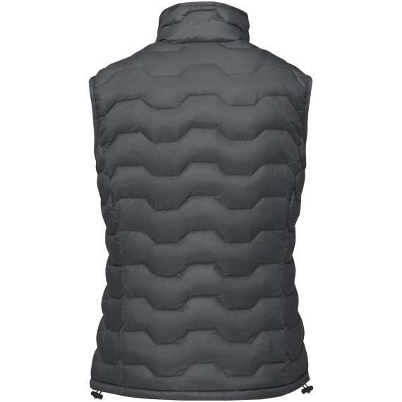 Bodywarmer publicitaire duvet isotherme Epidote recyclé certifié GRS pour femme