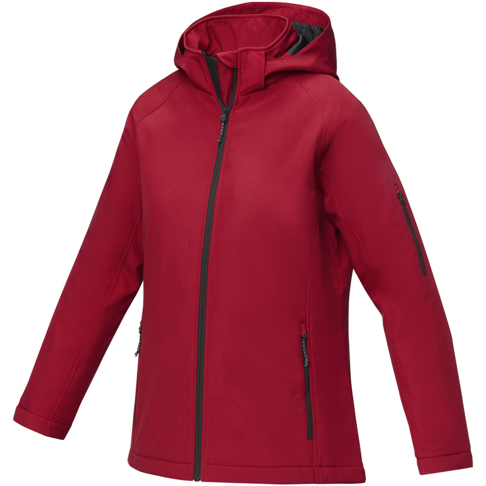 Veste publicitaire softshell Notus matelassée pour femme