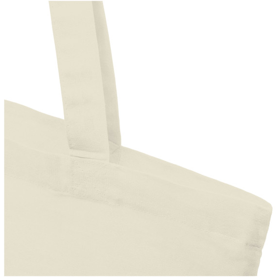 Sac publicitaire shopping Madras en coton certifié GRS de 140 g/m2 de 7 L