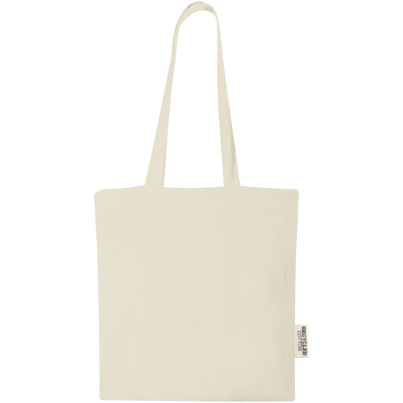 Sac publicitaire shopping Madras en coton certifié GRS de 140 g/m2 de 7 L