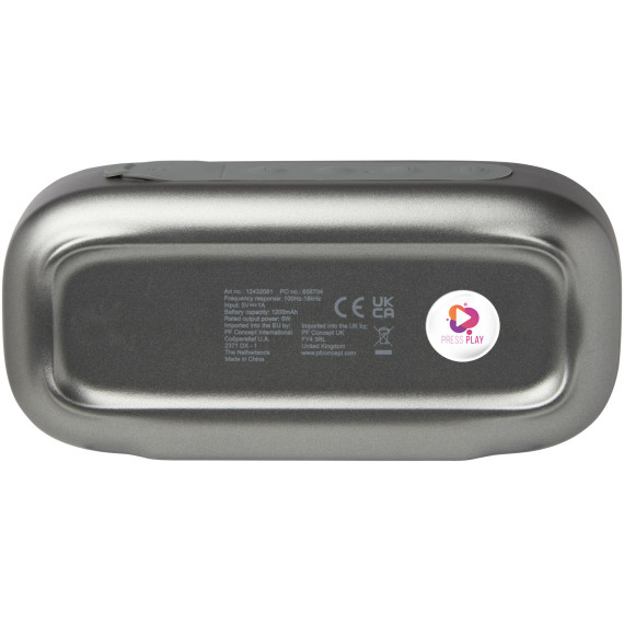 Enceinte publicitaire Bluetooth® Stark 2.0 IPX5 en plastique recyclé de 5W