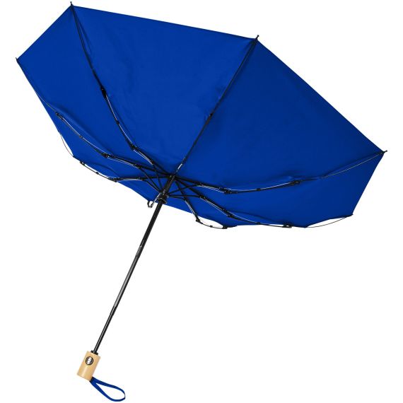 Parapluie en PET recyclé pliable 21" à ouverture/fermeture automatique Bo publicitaire