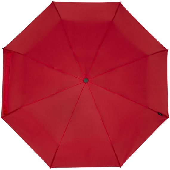 Parapluie publicitaire 21" pliable windproof en PET recyclé Birgit