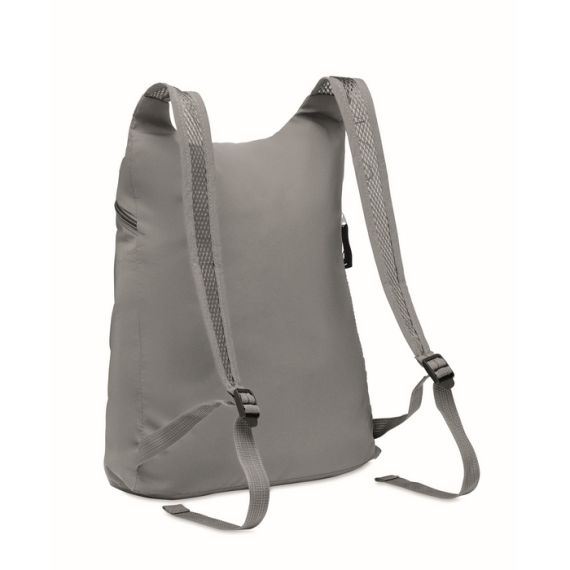 Sac dos de sport pliable personnalisé réfléchissant en polyester 190 T 