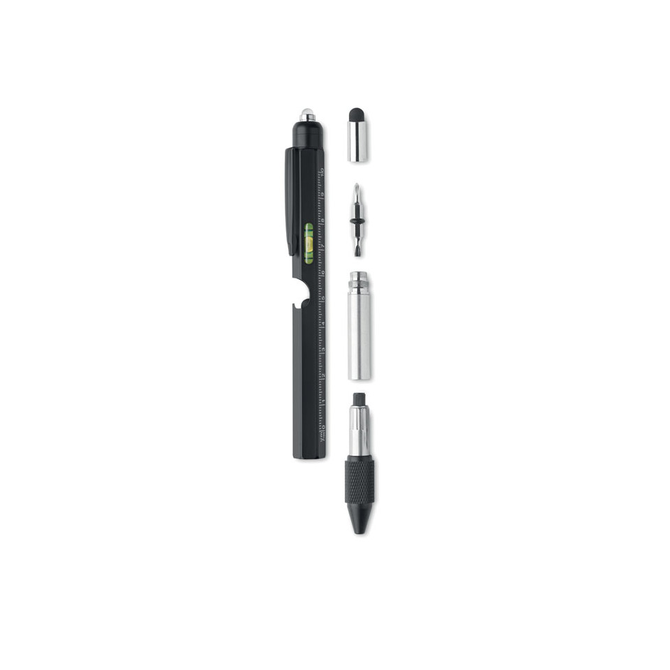 Stylo multifonctions personnalisé en acier inoxydable