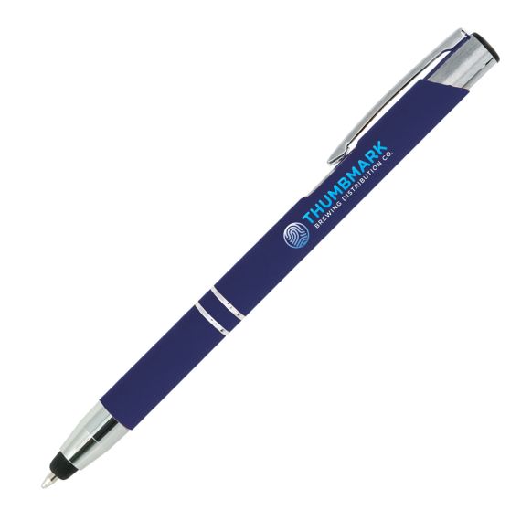 Stylo stylet personnalisable quadrichromie express Goldstar® Crosby soft touch