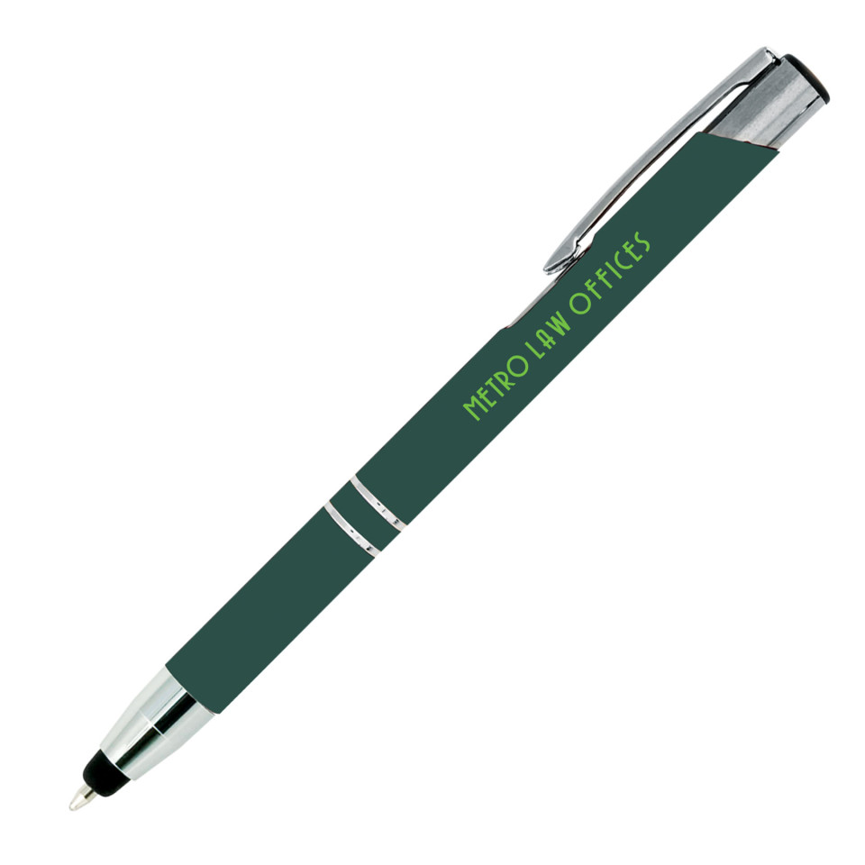 Stylo stylet personnalisable quadrichromie express Goldstar® Crosby soft touch