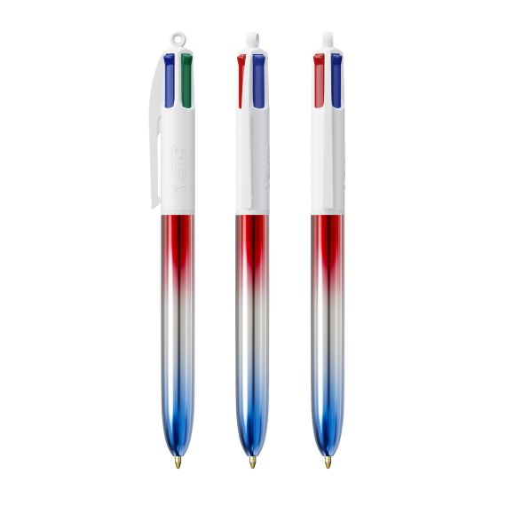 Stylo BIC® 4 couleurs personnalisé drapeau Flags Collection 