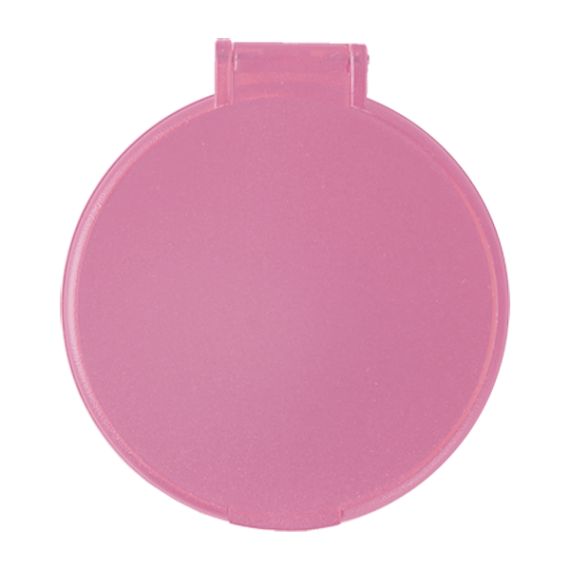 Miroir de poche personnalisé express rond extra plat