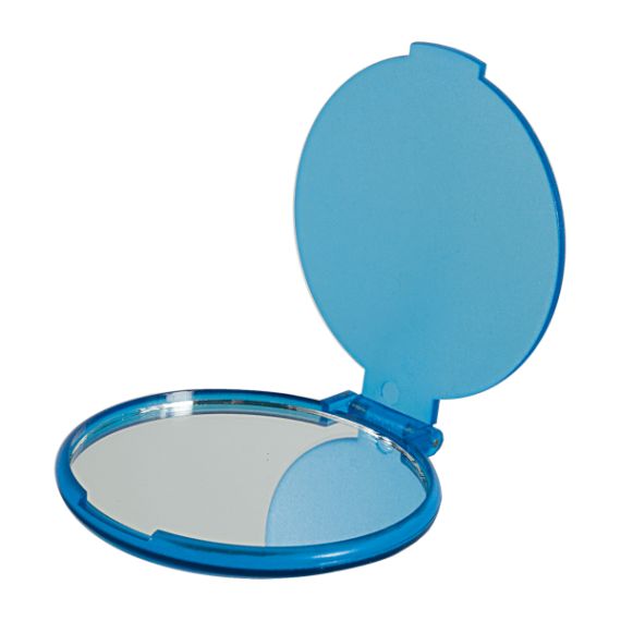 Miroir de poche personnalisé express rond extra plat