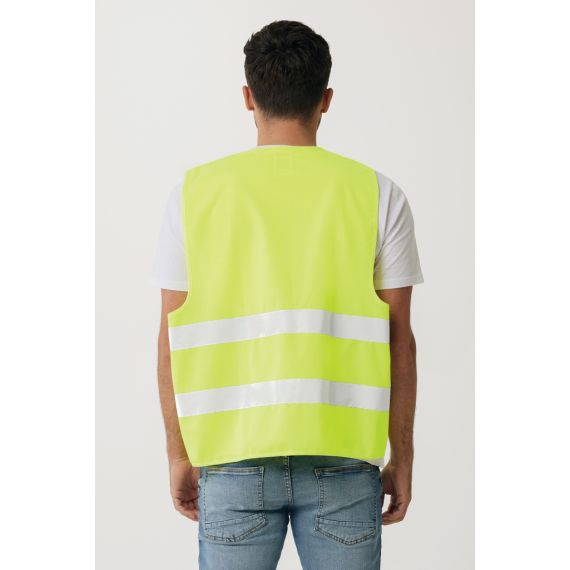 Gilet haute visibilité personnalisé de signalisation en rPET GRS