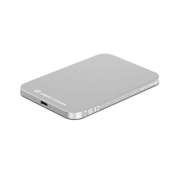 Powerbank personnalisé magnétique 3000mAh en plastique/alu RCS UrbanVitamin Burbank