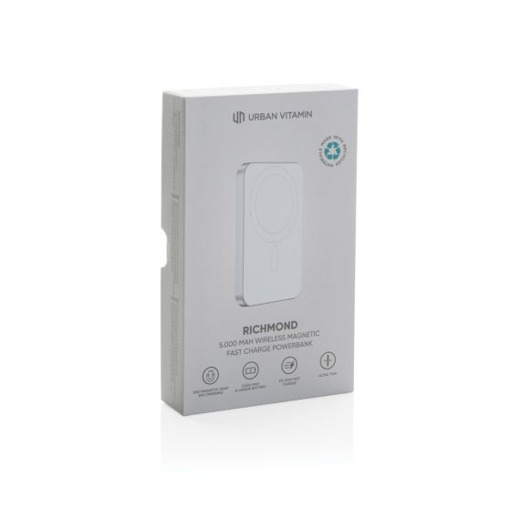 Batterie publicitaire 5000mAh en plastique/alu RCS UrbanVitamin Richmond