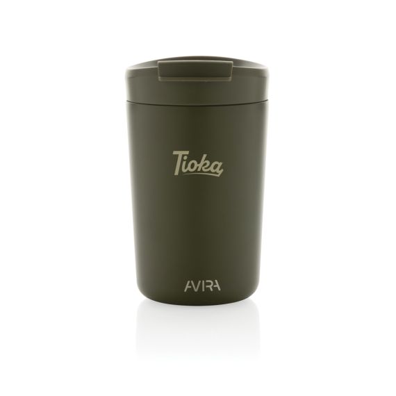 Mug publicitaire 300ml en acier recyclé RCS Avira Alya