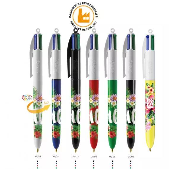 Exprimez votre style avec notre stylo Bic 4 couleurs made in France  personnalisable à Lyon, Marseille et Aix-en-Provence ! - Cali Advise - Cali  advise