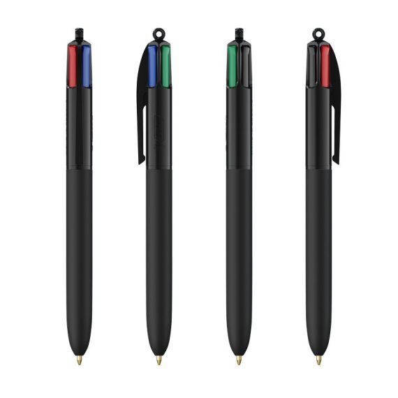 Stylo 4 couleurs publicitaire fabriqué en France BIC® Colours Soft touch