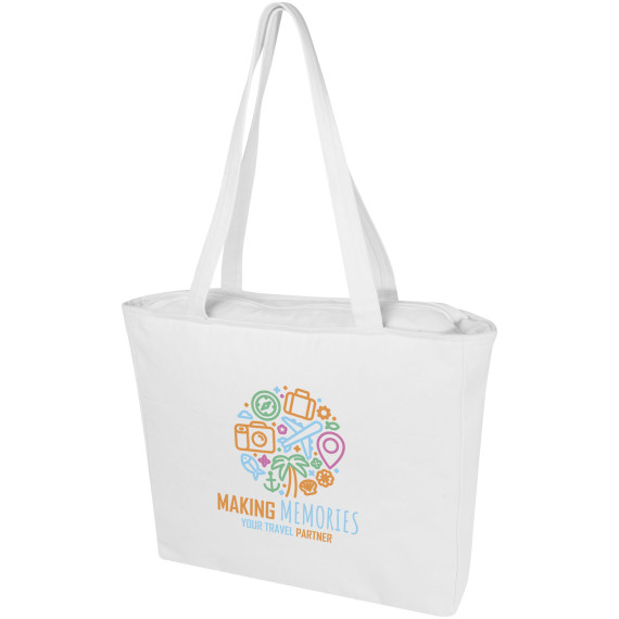 Sac publicitaire shopping Weekender recyclé de 500 g/m²