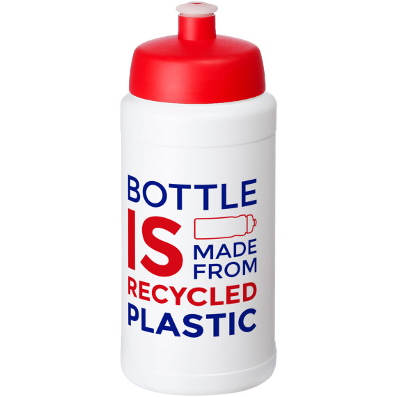 Gourde publicitaire de sport recyclée Baseline de 500 ml fabriqué en Europe