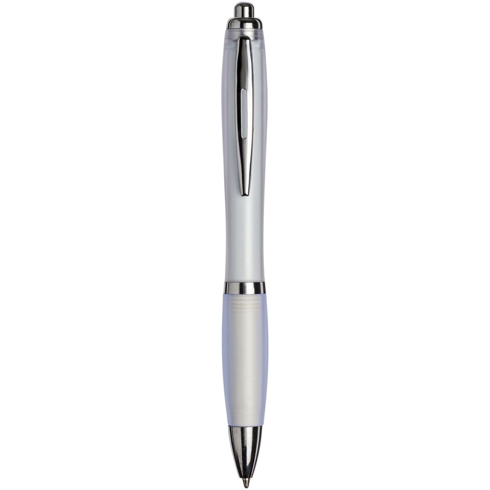 Stylo bille publicitaireCurvy frosted barrel et grip