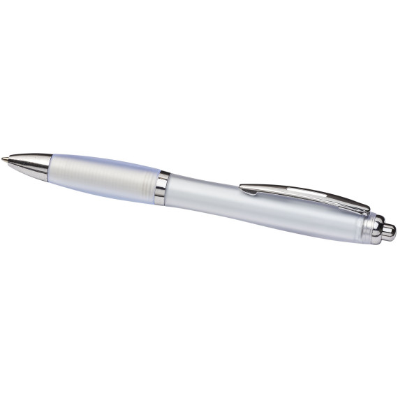 Stylo bille publicitaireCurvy frosted barrel et grip