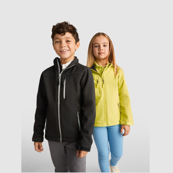 Veste publicitaire softshell Antartida pour enfant