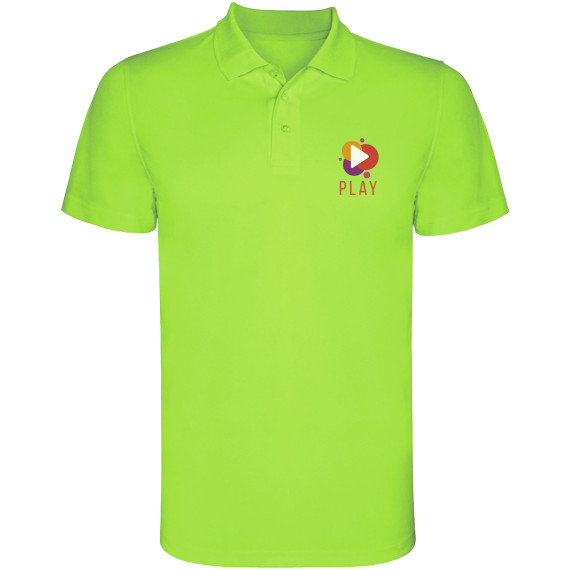 Polo publicitaire sport Monzha à manches courtes pour homme