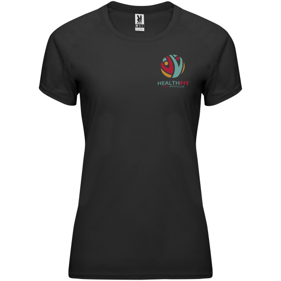 T-shirt publicitaire de sport Bahrain à manches courtes pour femme