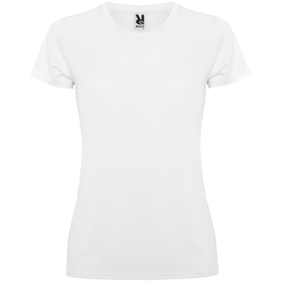 T-shirt publicitaire sport Montecarlo à manches courtes pour femme