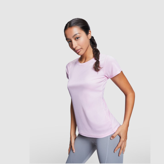 T-shirt publicitaire sport Montecarlo à manches courtes pour femme