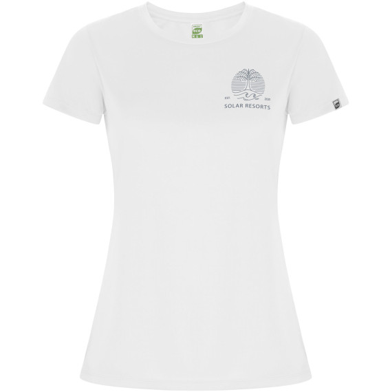 T-shirt publicitaire sport Imola à manches courtes pour femme